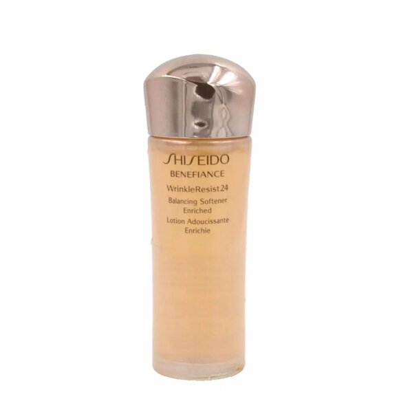 3X Shiseido Benefiance WrinkleResist24 Balancing Softener Enriched-.84 oz/25ml - Picture 4 of 4